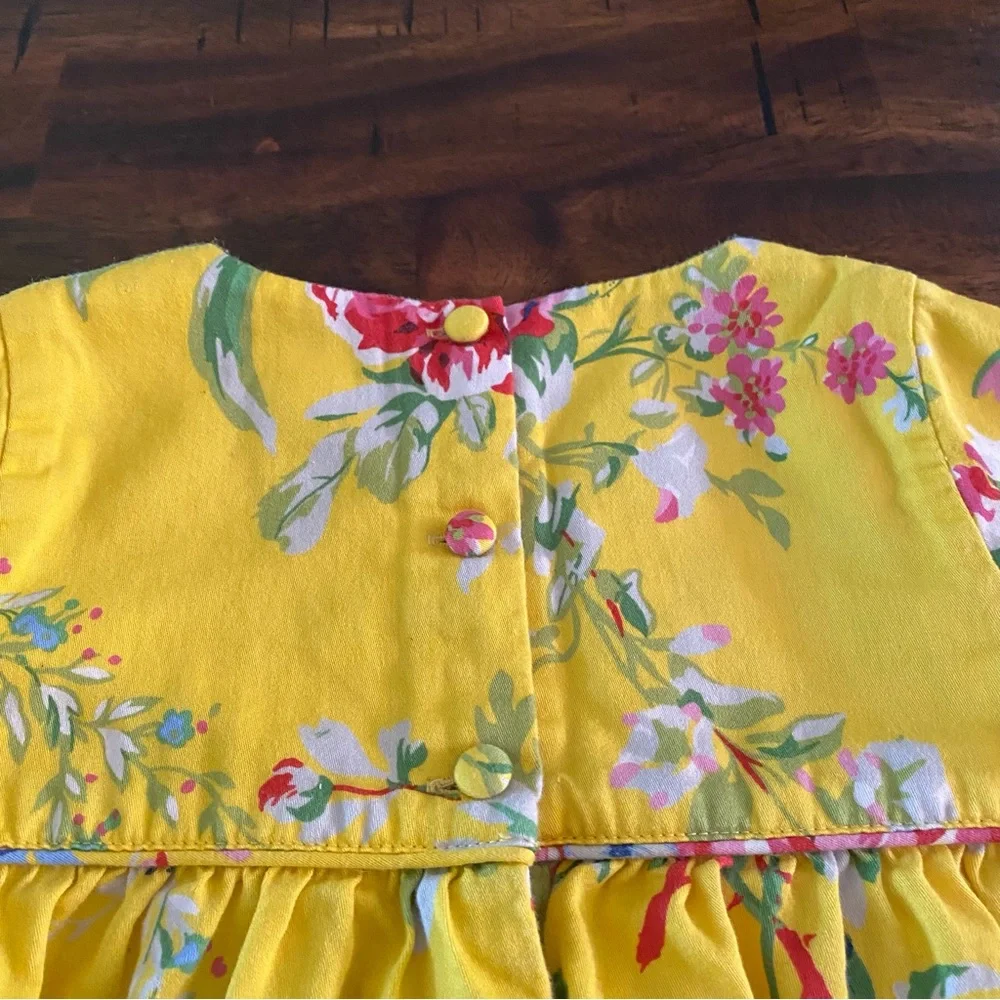 Ralph Lauren Baby Girl Sateen Floral Romper